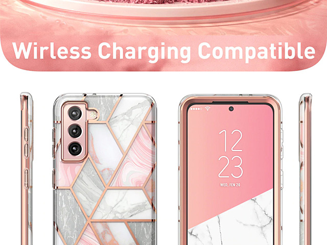 i-Blason Cosmo Slim Designer Case (Pink Marble) for Samsung Galaxy S22 5G
