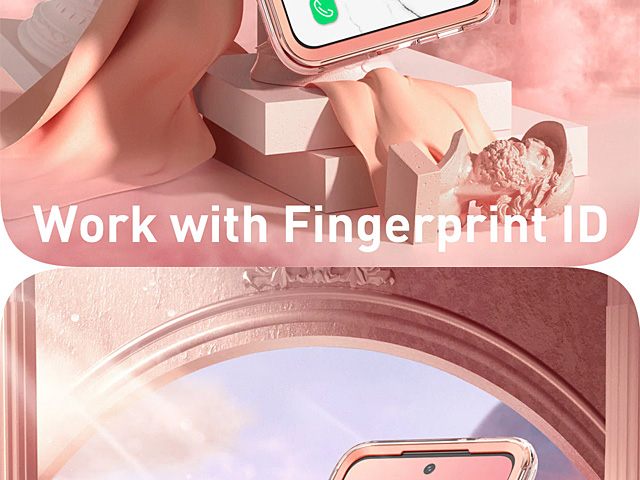 i-Blason Cosmo Slim Designer Case (Pink Marble) for Samsung Galaxy S22+ 5G