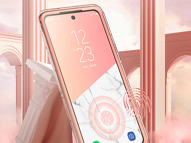 i-Blason Cosmo Slim Designer Case (Pink Marble) for Samsung Galaxy S22 Ultra 5G