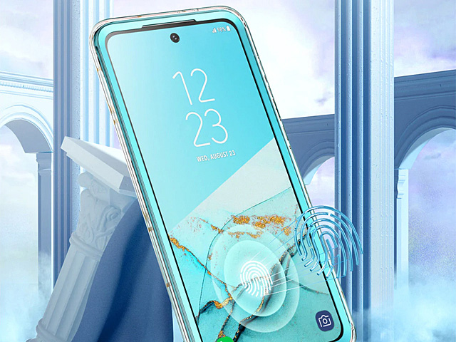 i-Blason Cosmo Slim Designer Case (Ocean Blue Marble) for Samsung Galaxy S22 Ultra 5G