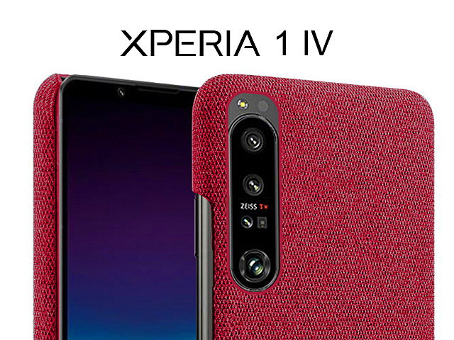 Sony Xperia 1 IV Fabric Canvas Back Case