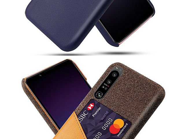 Sony Xperia 1 IV Two-Tone Leather Case with Card Holder