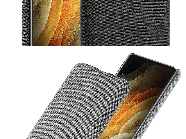 Samsung Galaxy S22 Ultra 5G Fabric Canvas Back Case