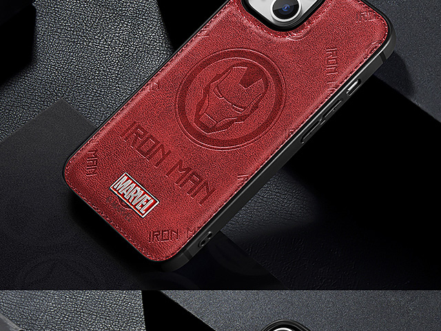 Marvel Series Leather TPU Case for iPhone 14 Plus (6.7)