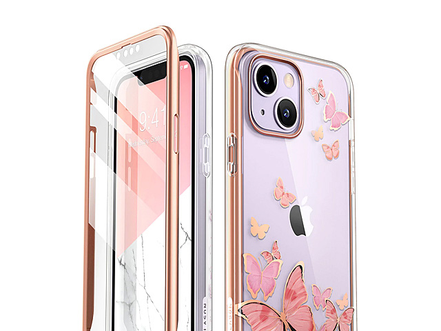 i-Blason Cosmo Slim Designer Case (Pinkfly Butterfly) for iPhone 14 Plus (6.7)