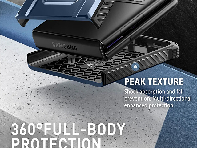 i-Blason Armorbox Case (Metallic Blue) for Samsung Galaxy Z Flip4