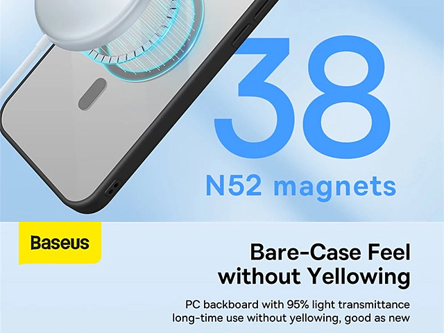Baseus Transparent Magnetic Case For iPhone 14 Pro Max (6.7)