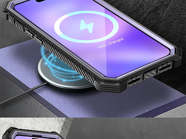 i-Blason Armorbox Case (Metallic Purple) for iPhone 14 Pro (6.1)