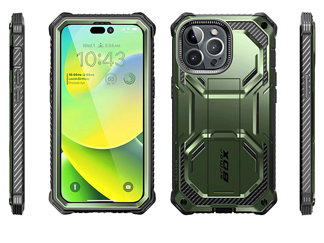 i-Blason Armorbox Case (Dark Green) for iPhone 14 Pro Max (6.7)