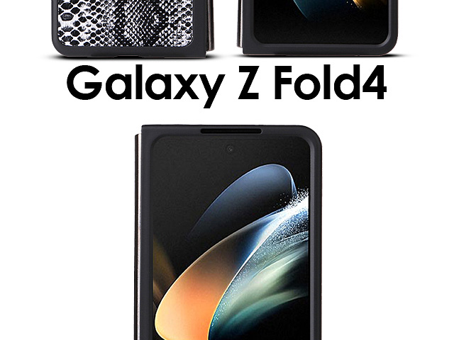 Samsung Galaxy Z Fold4 Faux Snake Skin Back Case