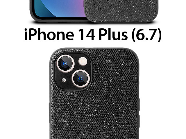iPhone 14 Plus (6.7) Glitter Plastic Hard Case