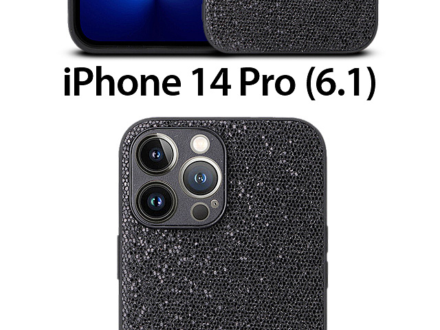 iPhone 14 Pro (6.1) Glitter Plastic Hard Case