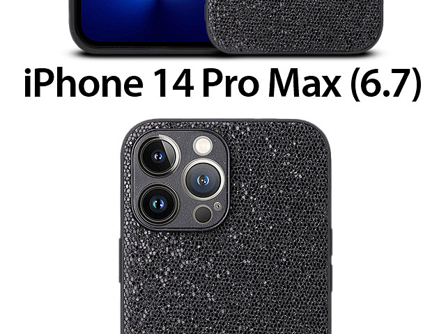 iPhone 14 Pro Max (6.7) Glitter Plastic Hard Case