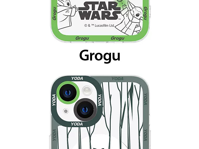 Star Wars Series Transparent Soft Case for iPhone 14 Plus (6.7)