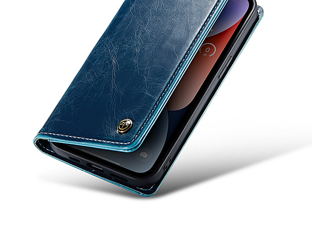 iPhone 14 Plus (6.7) Magnetic Flip Leather Wallet Case