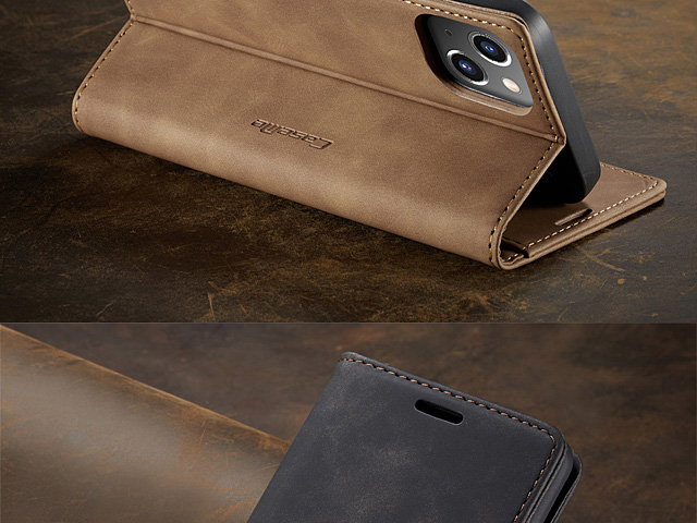 iPhone 14 (6.1) Retro Flip Leather Case