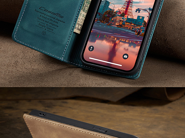 iPhone 14 Plus (6.7) Retro Flip Leather Case