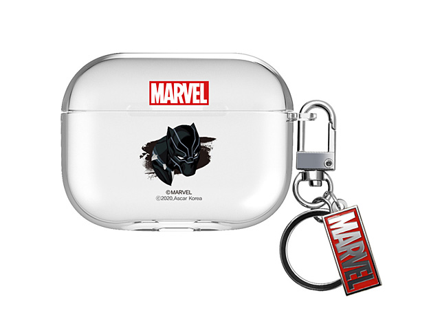 Marvel Clear Series Airpods Case - Black Panther