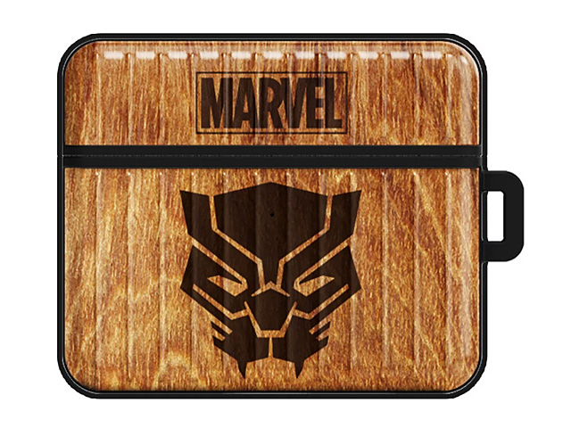 Marvel Wood Armor Series AirPods Case - Black Panther