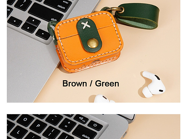 AirPods Genuine Leather Bag Case