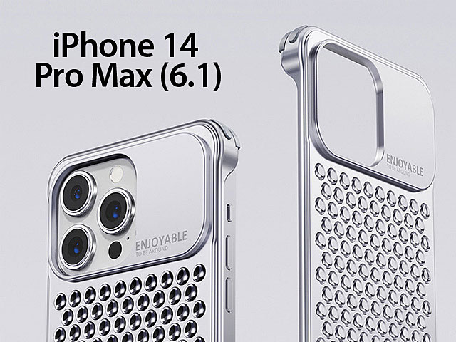 iPhone 14 Pro Max (6.7) Metal Hollow Cooling Case