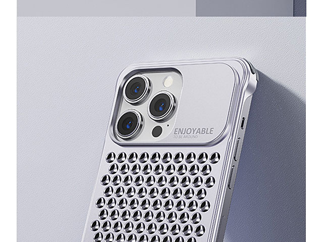 iPhone 15 (6.1) Metal Hollow Cooling Case