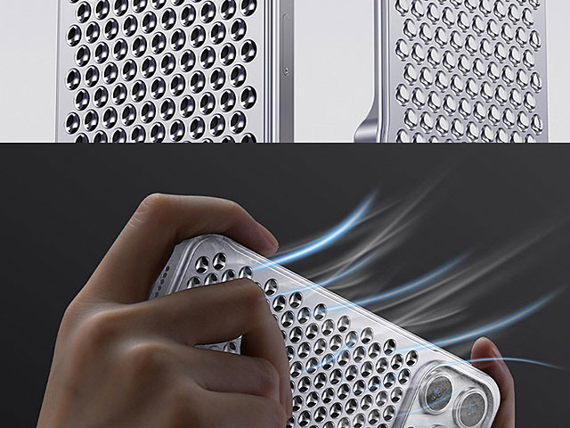 iPhone 15 Plus (6.7) Metal Hollow Cooling Case