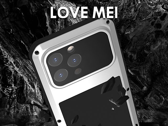 LOVE MEI iPhone 15 Pro Max (6.7) Powerful Bumper Case