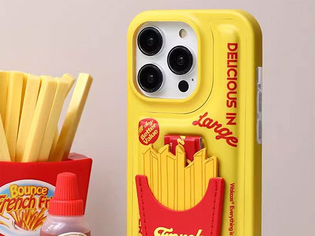 Fries Stand Case for iPhone 15 Series
