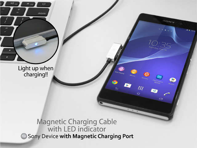 Magnetic Charging Cable with LED indicator