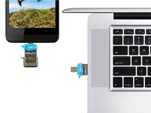 PNY Duo-LINK OU3 OTG USB 3.0 Flash Drive