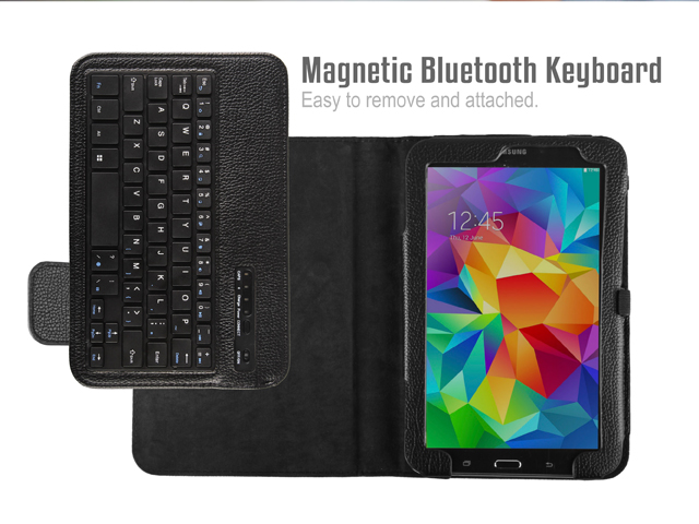 Samsung Galaxy Tab 4 8.0 Reclosable Fastener Case with Bluetooth Keyboard