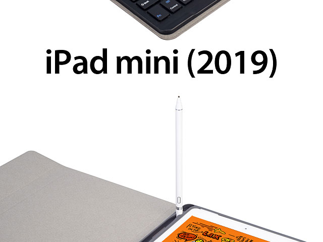 iPad mini (2019) Bluetooth Keyboard Case with Apple Pencil Holder