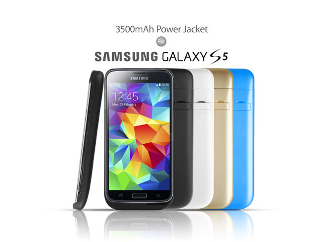 Power Jacket For Samsung Galaxy S5 - 3500mAh