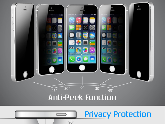 Brando Workshop Full Screen Privacy Glass Protector (iPhone 6 Plus) - Black