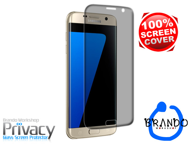 Brando Workshop Full Screen Coverage Curved Privacy Glass Screen Protector (Samsung Galaxy S7 edge)
