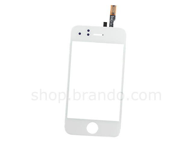 iPhone 3G Replacement Digitizer / Touch Panel with Glass Lens - White