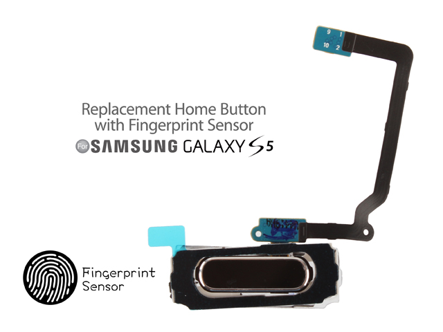 Samsung Galaxy S5 Replacement Home Button w/ Fingerprint Sensor