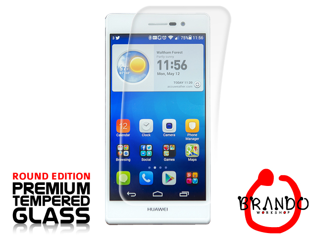 Brando Workshop Premium Tempered Glass Protector (Rounded Edition) (Huawei Ascend P7)