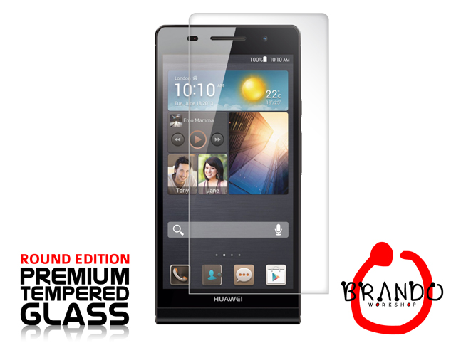 Brando Workshop Premium Tempered Glass Protector (Rounded Edition) (Huawei Ascend P6)
