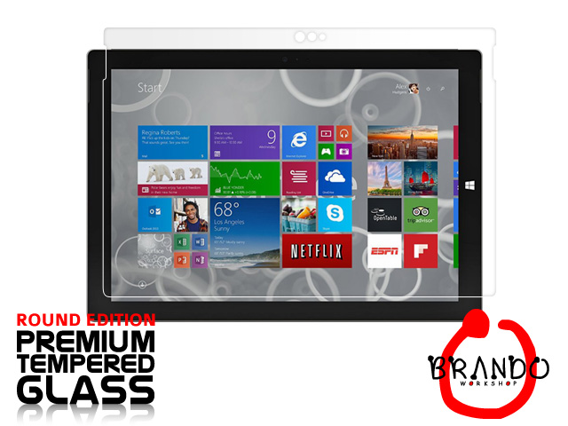 Brando Workshop Premium Tempered Glass Protector (Rounded Edition) (Microsoft Surface 3)