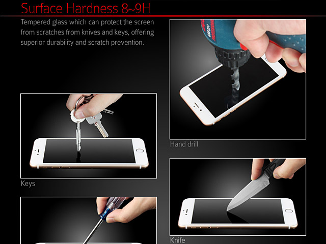 Brando Workshop Full Screen Coverage Glass Protector (iPhone 6s) - Black