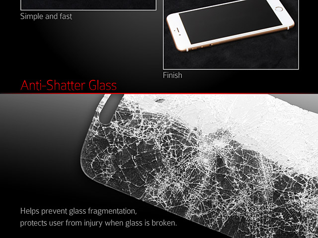 Brando Workshop Full Screen Coverage Glass Protector (iPhone 6s) - Gold