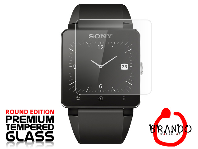 Brando Workshop Premium Tempered Glass Protector (Rounded Edition) (Sony SmartWatch 2 SW2)