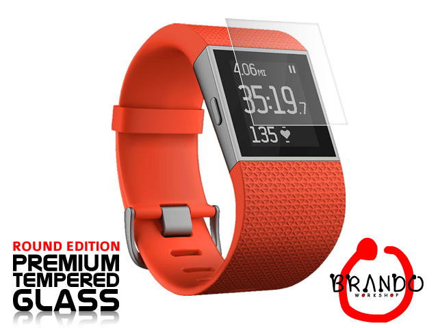 Brando Workshop Premium Tempered Glass Protector (Rounded Edition) (Fitbit Surge)