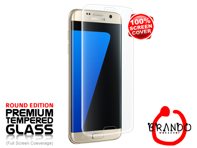 Brando Workshop Full Screen Coverage Curved Glass Protector (Samsung Galaxy S7 edge) - Transparent
