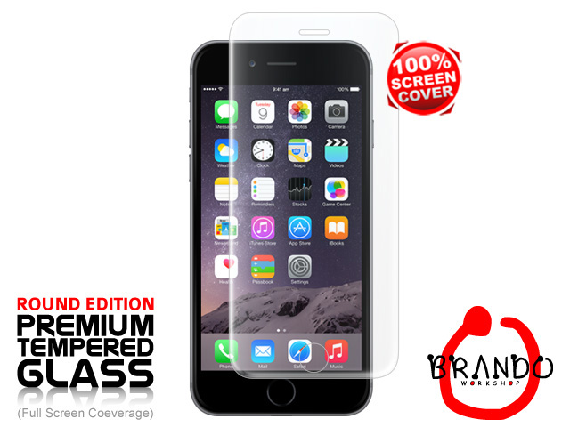 Brando Workshop Full Screen Coverage Curved Glass Protector (iPhone 6 Plus) – Transparent