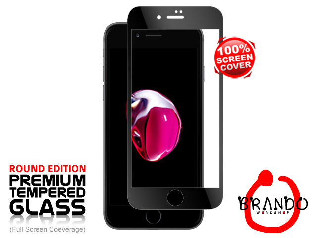 Brando Workshop Full Screen Coverage Glass Protector (iPhone 7 Plus) - Black