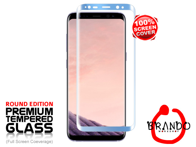 Brando Workshop Full Screen Coverage Glass Protector (Samsung Galaxy S8+) - Blue Coral
