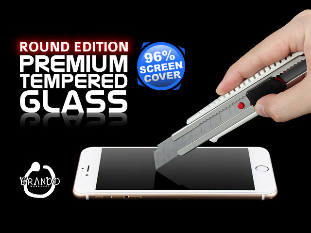 Brando Workshop 96% Half Coverage Curved Glass Protector (Samsung Galaxy S8) - Black